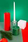 Набор декоративных свечей "Рождественская история", 3 шт, форма куб и цилиндр , (н-р №24). Навигационное фото 2