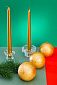 Набор декоративных свечей "Брызги шампанского", 3 шт, форма шар, (н-р№33). Навигационное фото 3