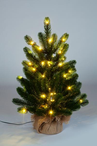 Ель БЕРГАМО с вплетенной гирляндой