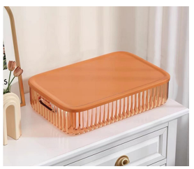 Контейнер для хранения пластиковый с крышкой 36.3*26*8.5