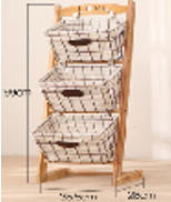 Стеллаж с корзинами (3 шт)