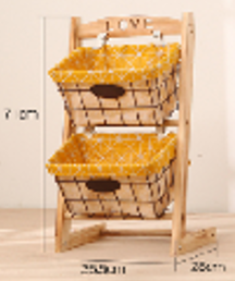 Стеллаж с корзинами (2 шт)