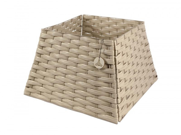 Корзина под елку 4 секции пирамида цвет ЛЁН, размер XL