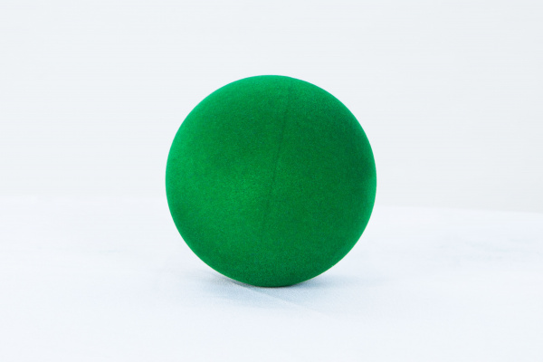 Набор бархатных шаров цвет зеленый