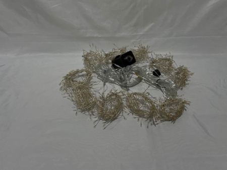 Занавес 3 на 3м белый 8 режимов, пульт (cmr)