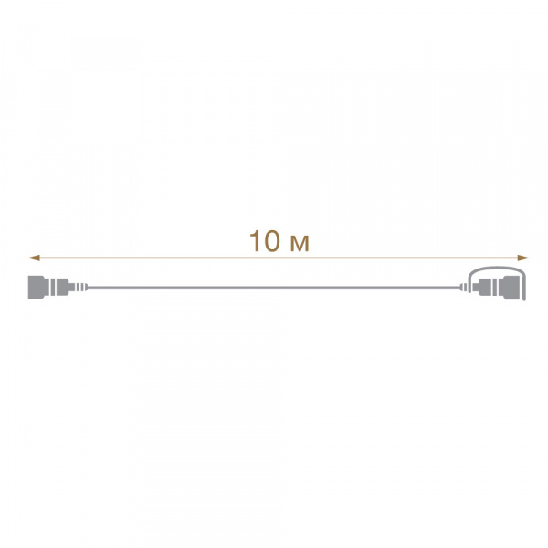 24V Удлинитель для гирлянд, 10 м /40/4
