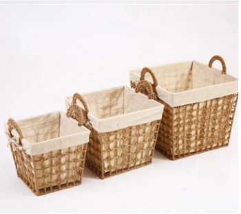 Набор плетенных корзин (3 шт)