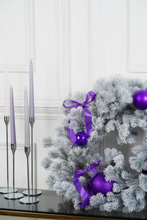 Венок МЕТЕЛИЦА в снегу