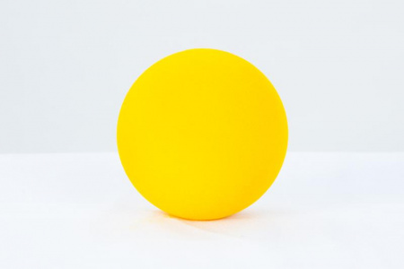 Набор бархатных шаров цвет желтый