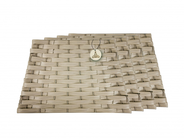 Корзина под елку 4 секции пирамида цвет ЛЁН