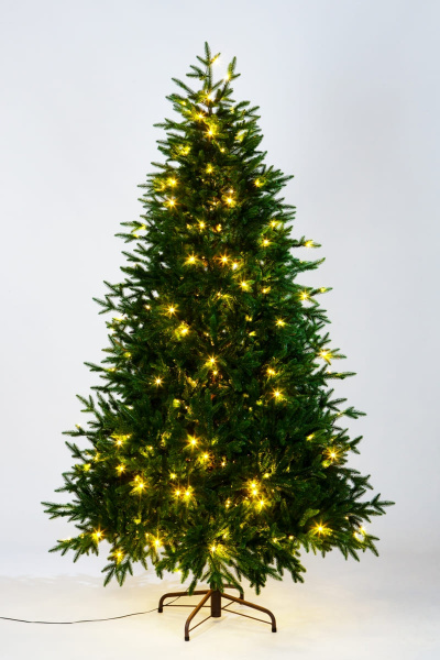 Ель ПЕРСЕЯ с вплетенной гирляндой 150 см.
