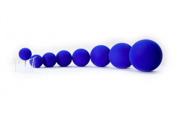 Набор бархатных шаров 55мм, 6 шт