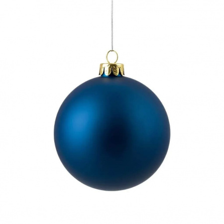 н.г.шар пластик мат.d=15см 1шт в пакете синий