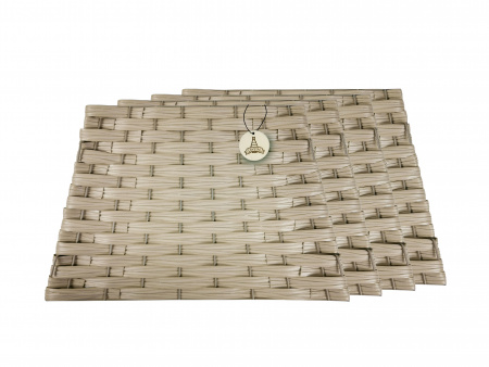 Корзина под елку 4 секции пирамида цвет ЛЁН