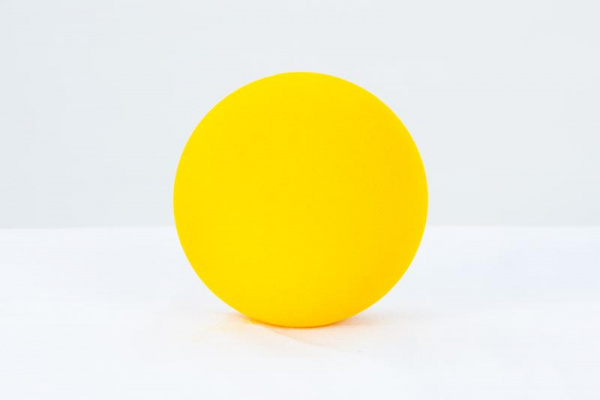 Набор бархатных шаров цвет желтый