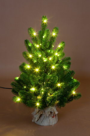 Ель БЕРГАМО с вплетенной гирляндой