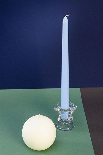 Свечи КУДРИ в ОБЛАКАХ форма конус h25см (уп.4шт) №11. Фото 2