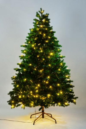 Ель ЦАРСКАЯ КОРОНА с вплетенной гирляндой 120 см