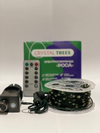 Электрогирлянда РОСА 100м, 1000 ламп 8 режимов ПУЛЬТ в комплекте Crystal Trees
