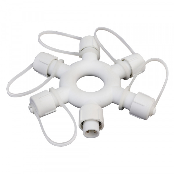 24V Разветвитель в виде кольца 1 вход 5 выходов /100/4