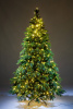 Ель ВЛАСТА зеленая с вплетенной гирляндой